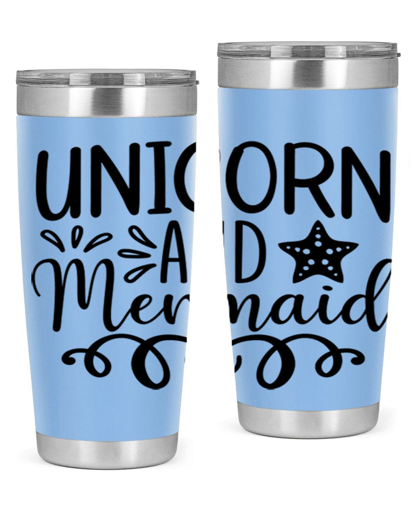 Unicorn And Mermaid 658#- mermaid- Tumbler