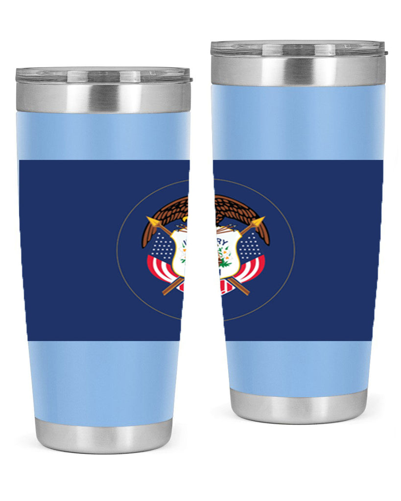 Utah 8#- Us Flags- Tumbler