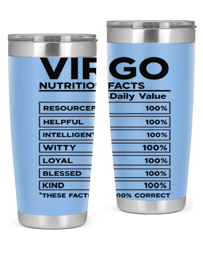 Virgo Nutrition Facts 530#- zodiac- Tumbler
