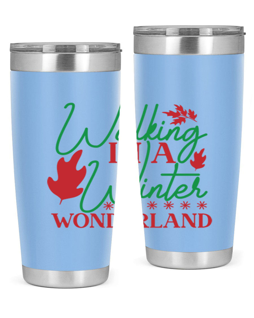 Walking In A Winter Wonderland 438#- winter- Tumbler
