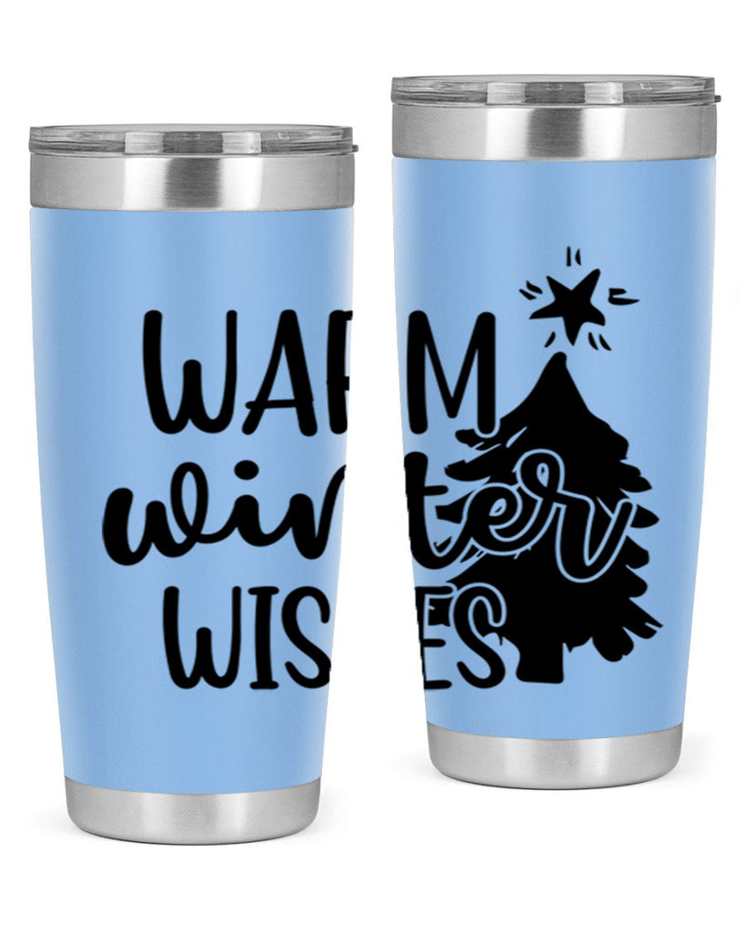 Warm Winter Wishes 451#- winter- Tumbler