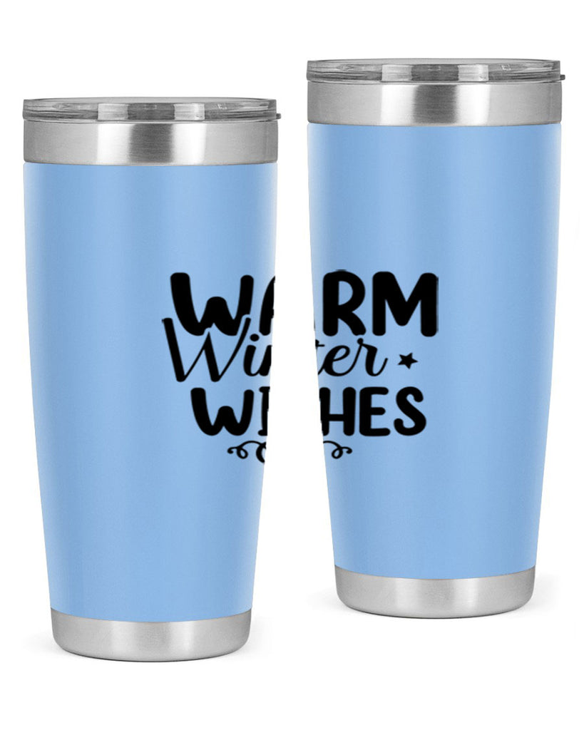 Warm Winter Wishes 453#- winter- Tumbler