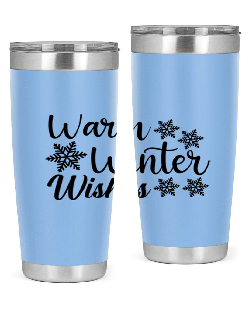 Warm Winter Wishes 466#- winter- Tumbler