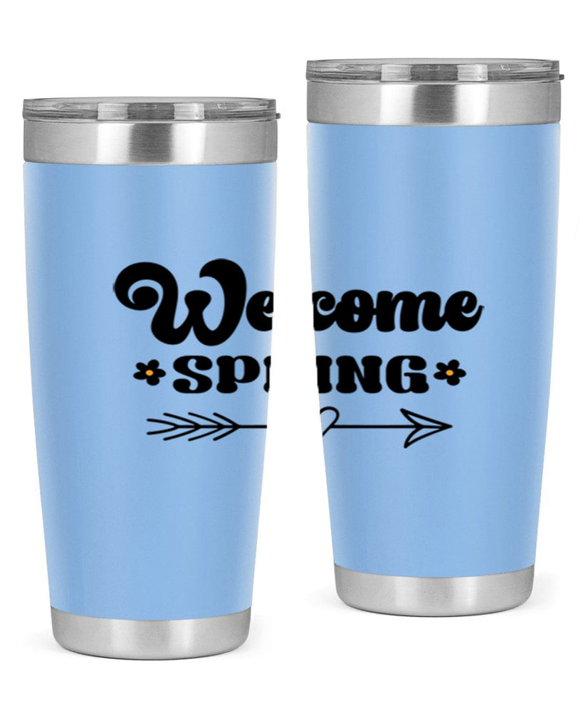 Welcome spring  596#- spring- Tumbler