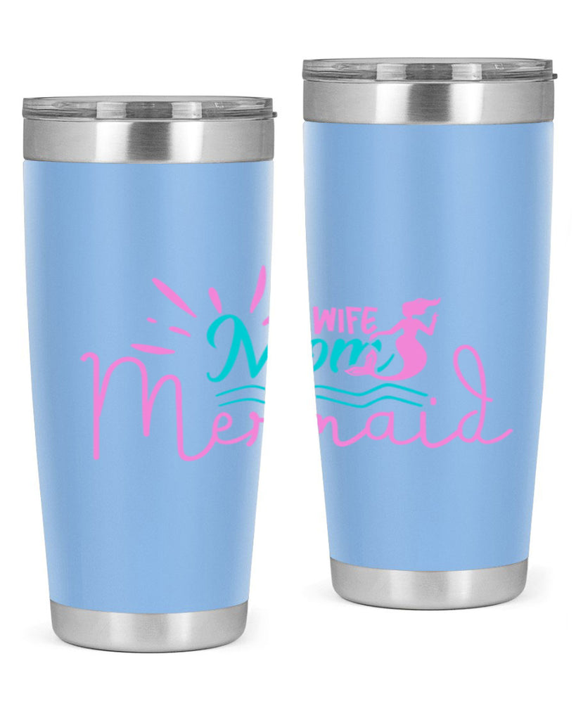 Wife Mom Mermaid 672#- mermaid- Tumbler