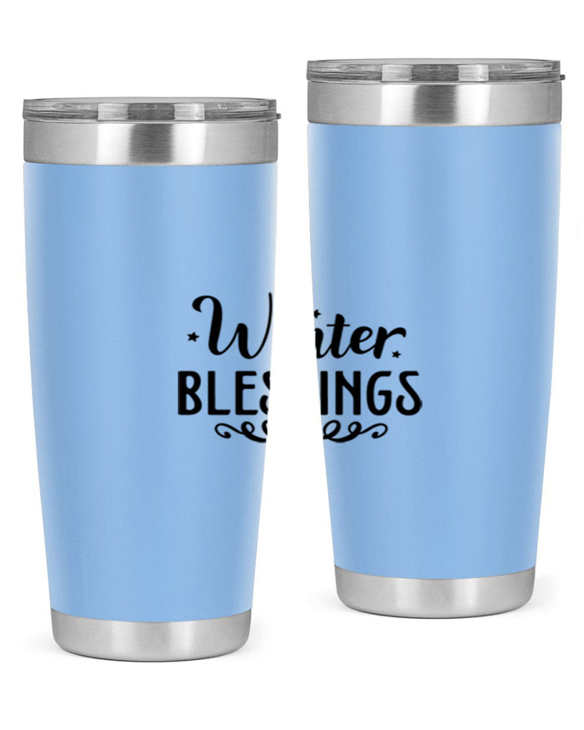 Winter Blessings 490#- winter- Tumbler