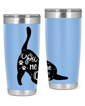 You Me The Cat Style 111#- cat- Tumbler