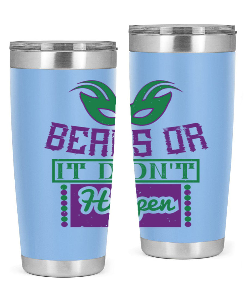 beads or it didnt happen 27#- mardi gras- Tumbler