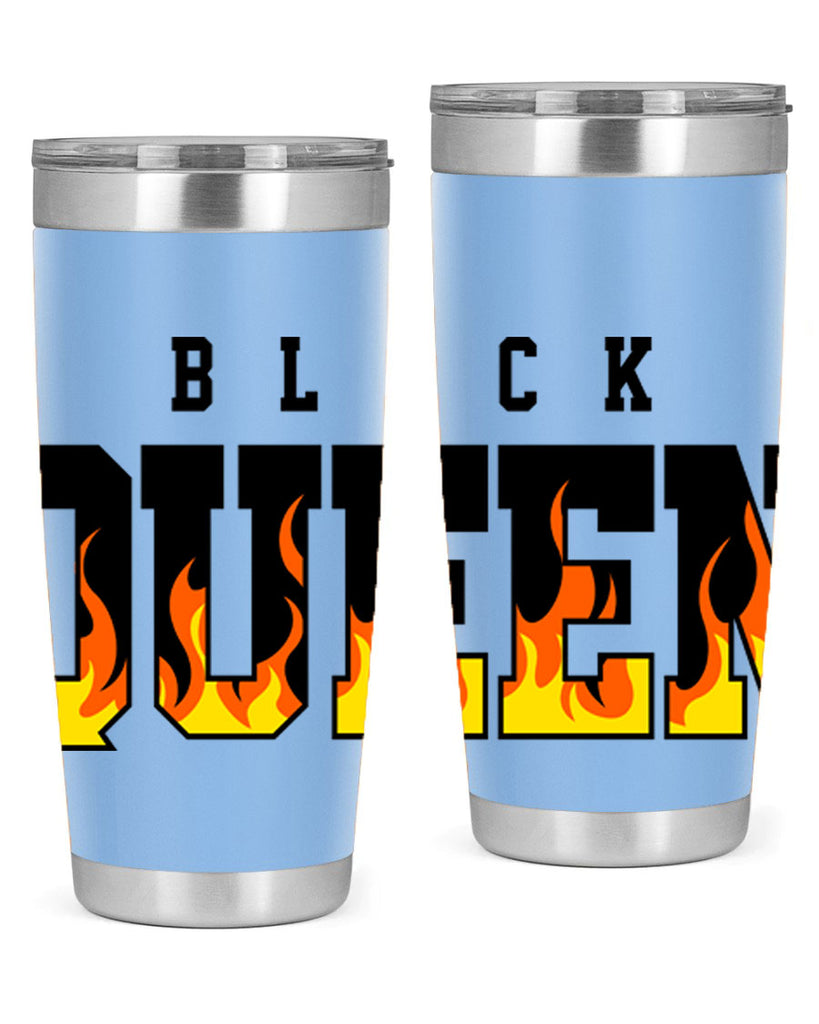 black queen flames 220#- black words phrases- Cotton Tank