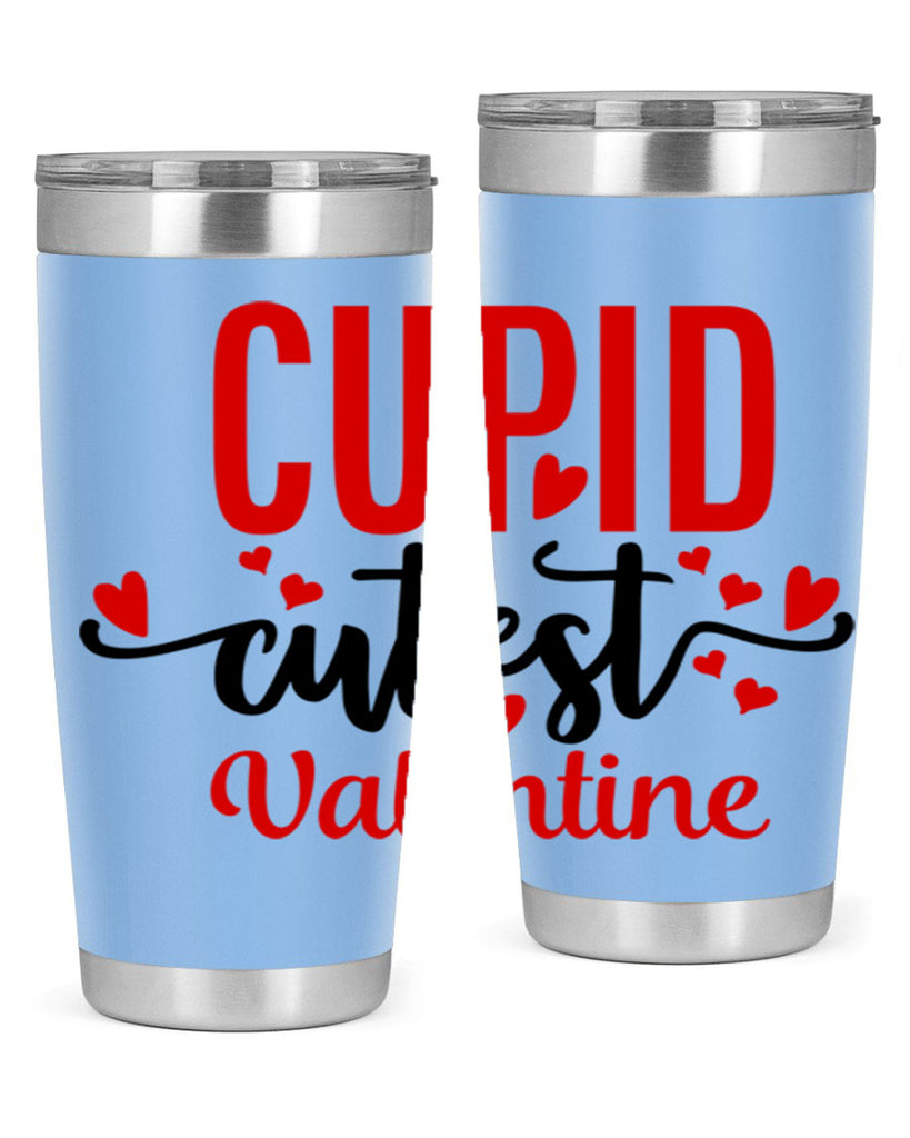 cupid cutest valentine 72#- valentines day- Tumbler