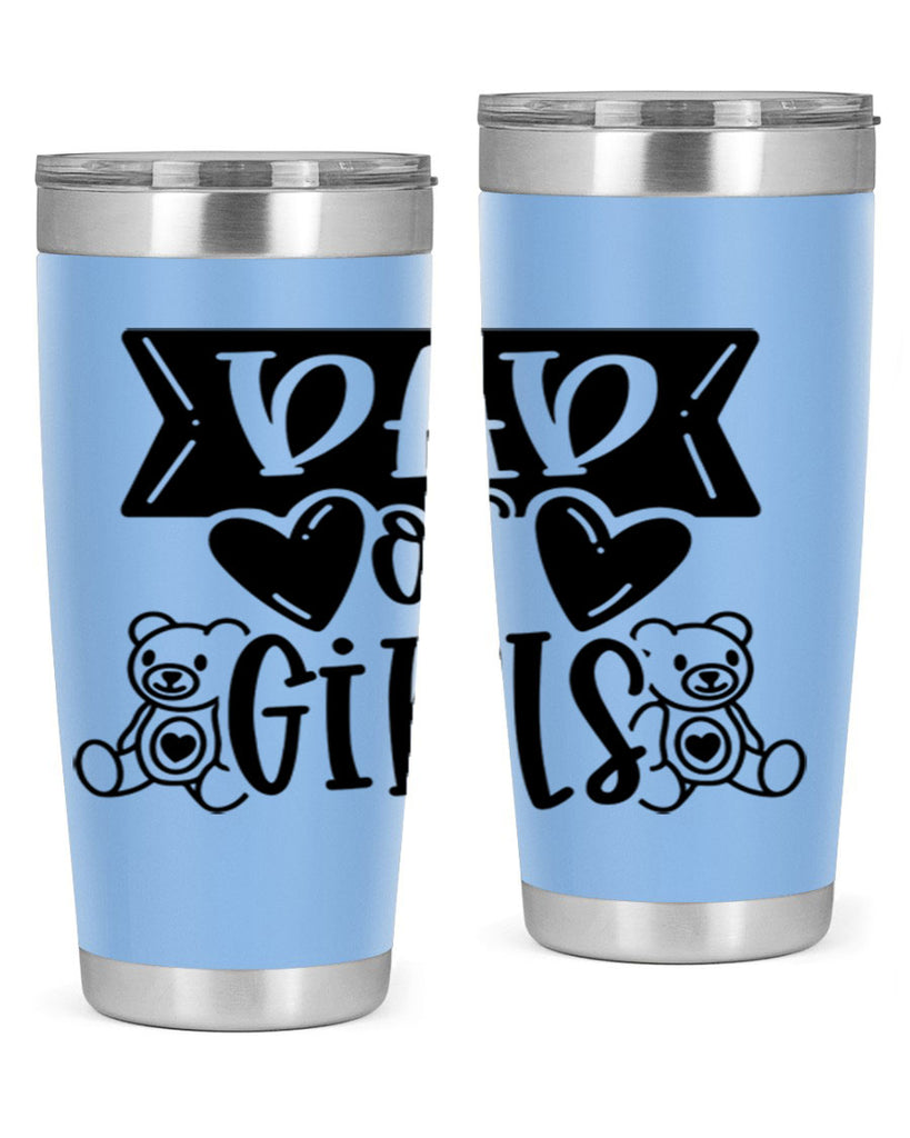 dad of girls 60#- fathers day- Tumbler