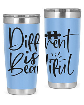 different is beautiful Style 12#- autism- Tumbler
