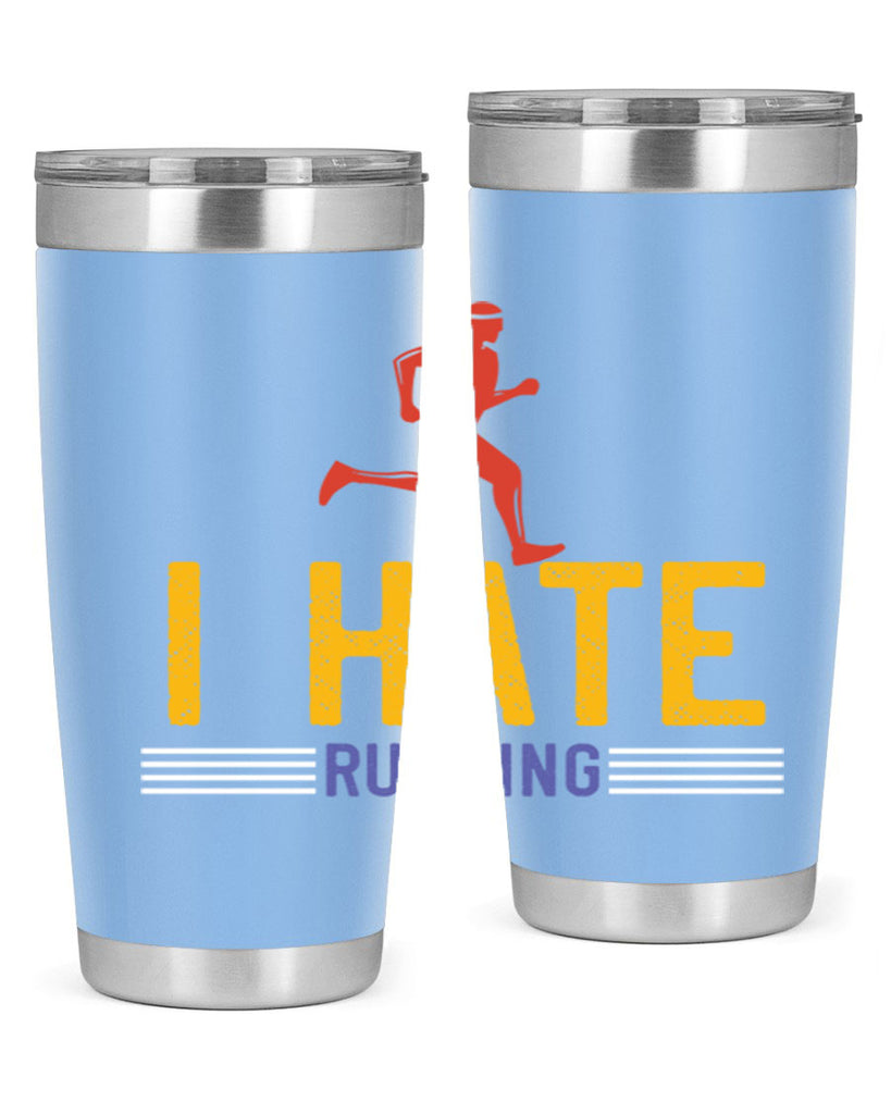i hate running 40#- running- Tumbler