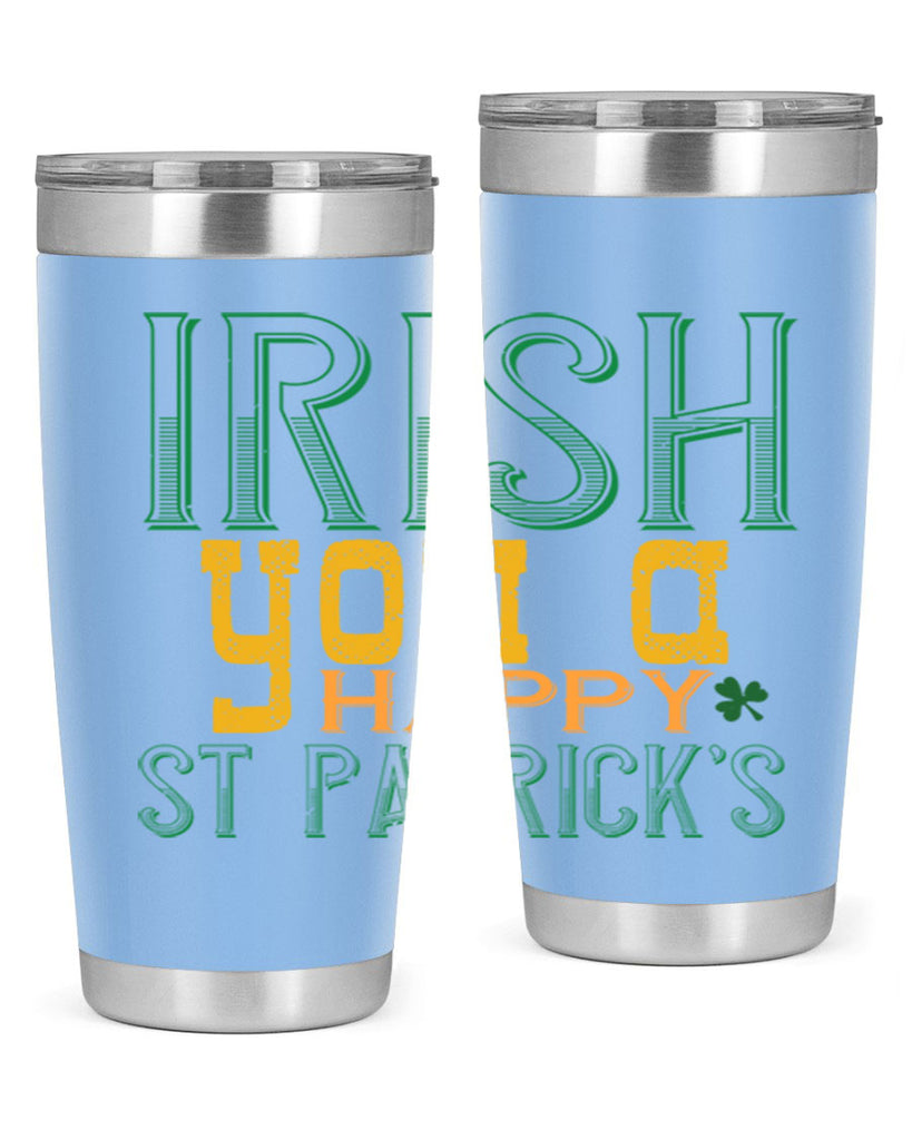irish you a happy st patrick’s Style 132#- St Patricks Day- Tumbler