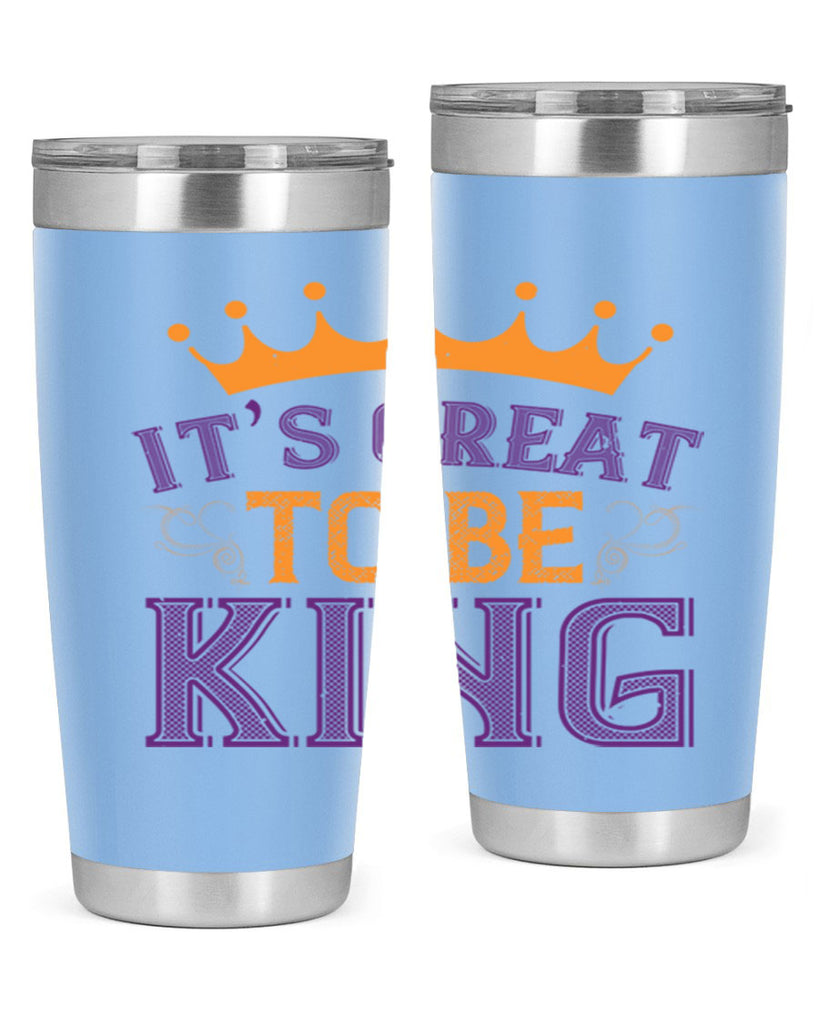 it’s great to be king 61#- mardi gras- Tumbler