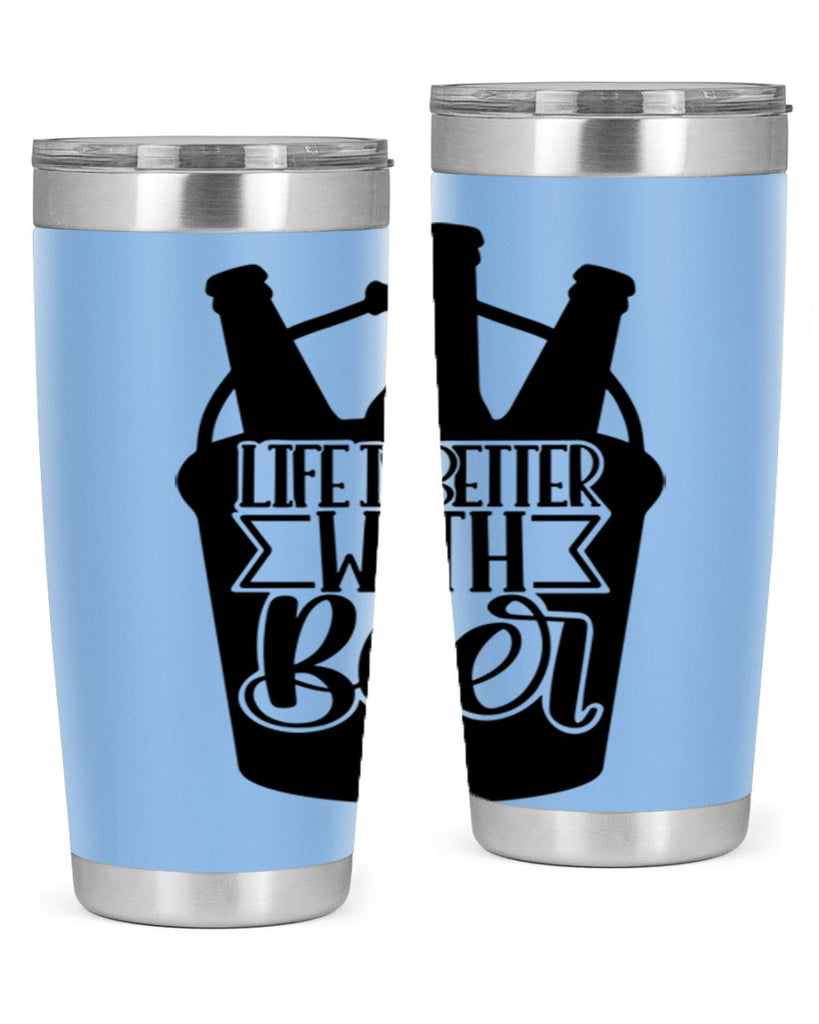 life is better with beer 27#- beer- Tumbler