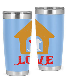 love Style 161#- dog- Tumbler