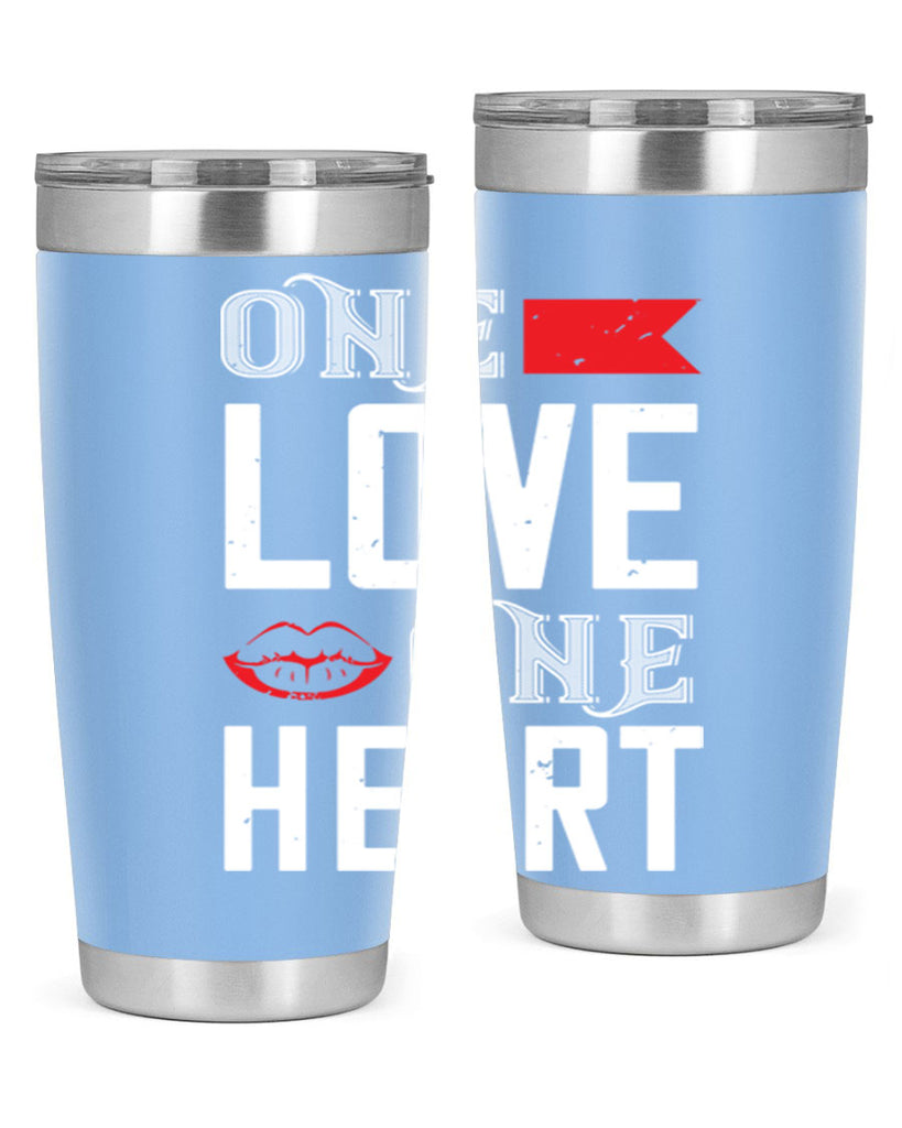 one love one heart 32#- valentines day- Tumbler