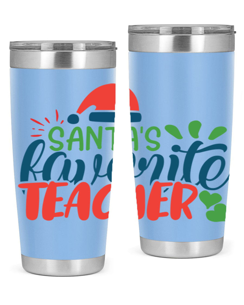santas favorite teacher Style 151#- teacher- tumbler