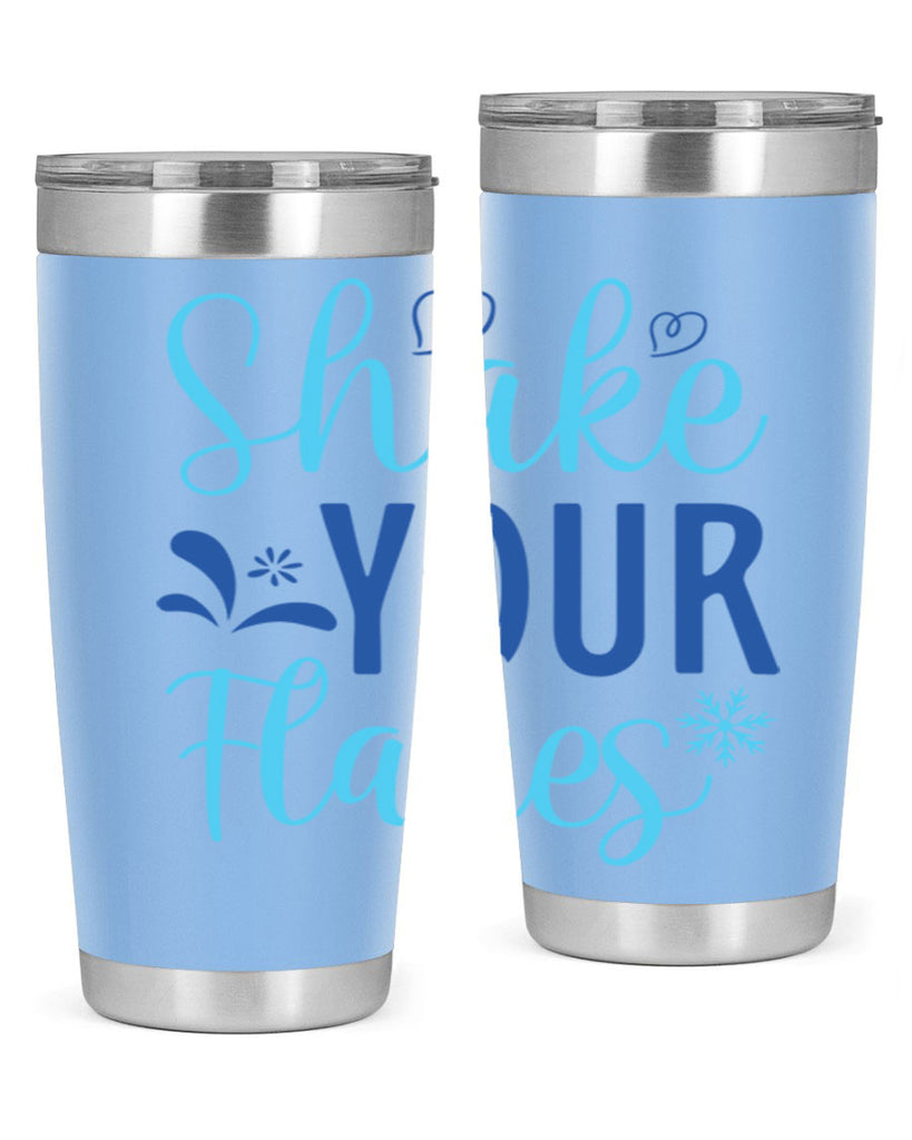 shake your flakes 359#- winter- Tumbler