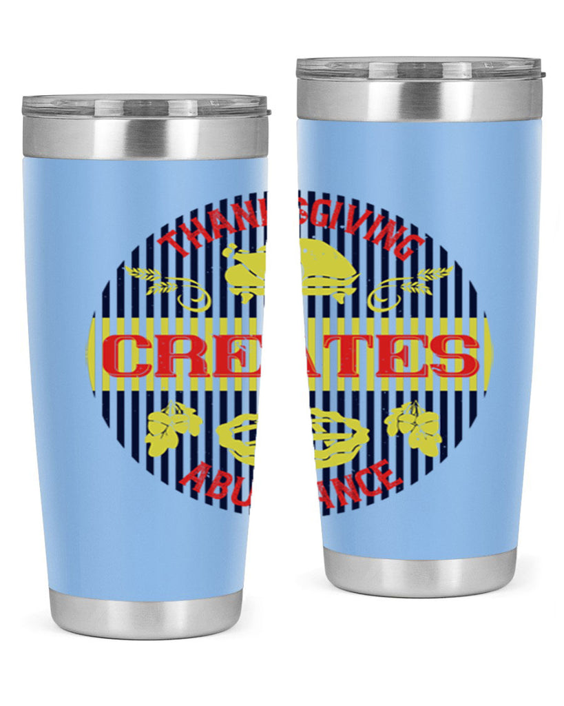 thanksgiving creates abundance 14#- thanksgiving- Tumbler