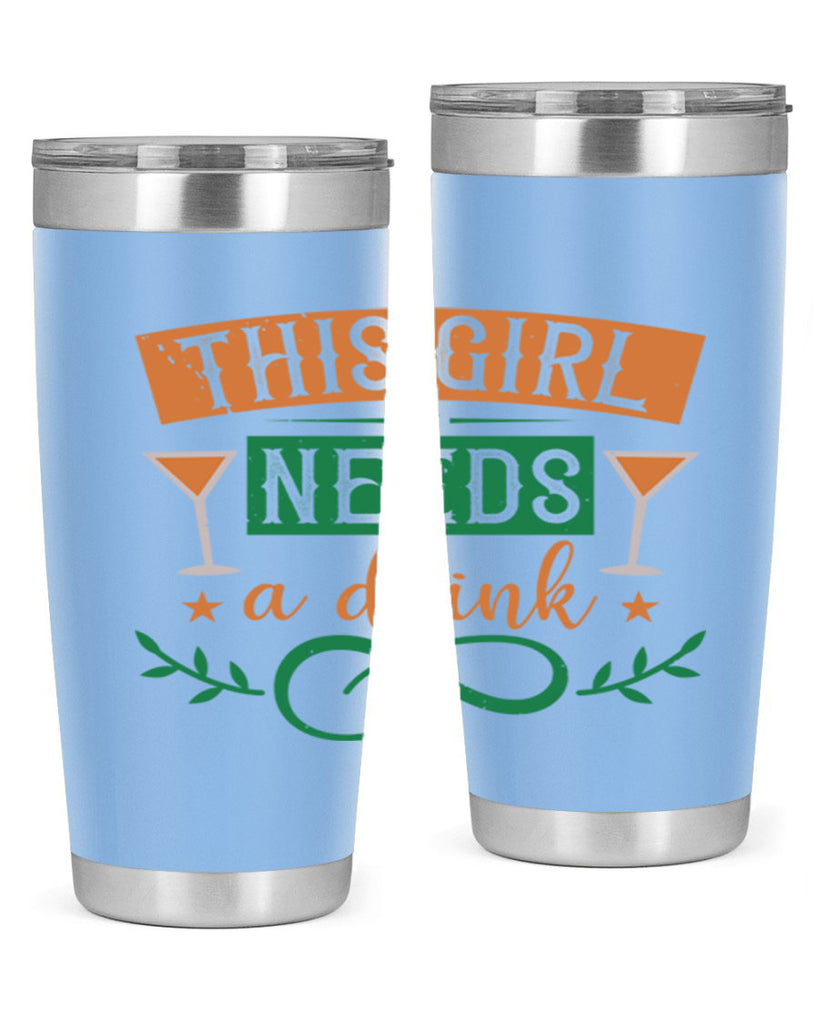 this girl needs a drink 36#- mardi gras- Tumbler