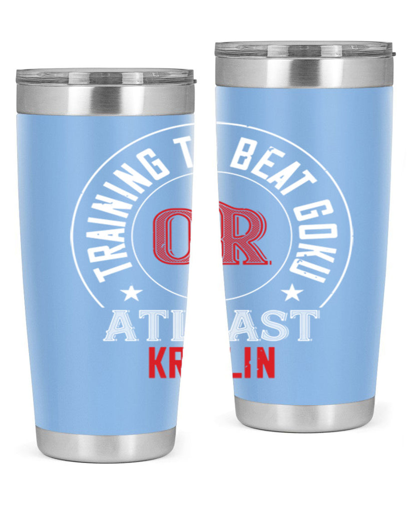 training to beat goku or atleast krillin 60#- gym- Tumbler