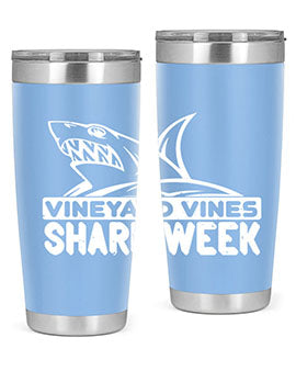 vineyard vines Shark Week Style 8#- shark  fish- Tumbler