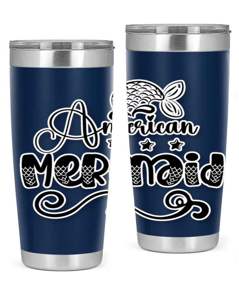 American Mermaid 15#- mermaid- Tumbler