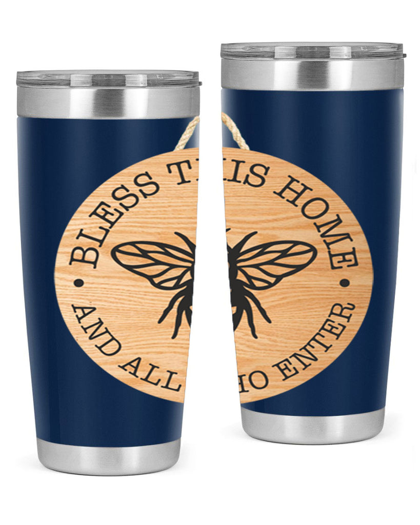 Bless this Home Bee Mockup58#- spring- Tumbler