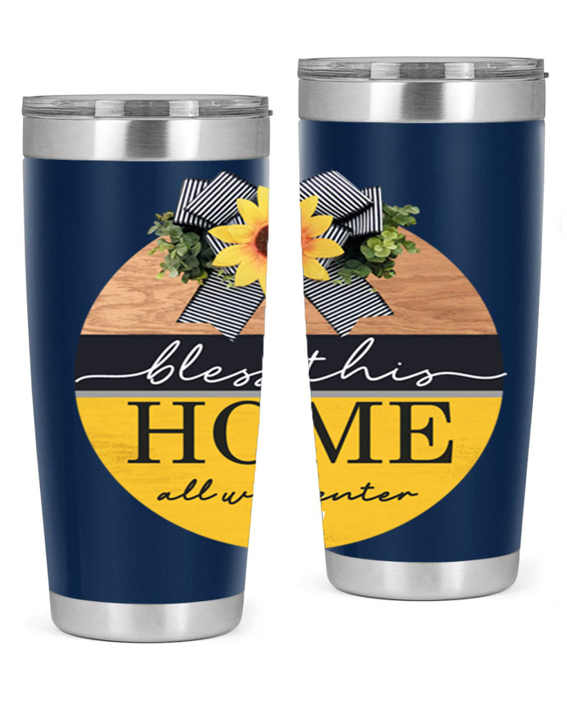 Bless this Home and all Mockup56#- spring- Tumbler
