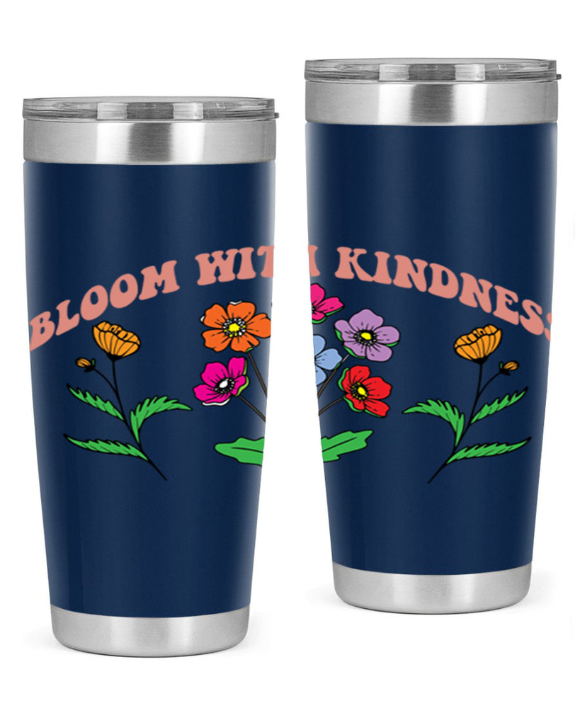 Bloom with Kindness  92#- spring- Tumbler