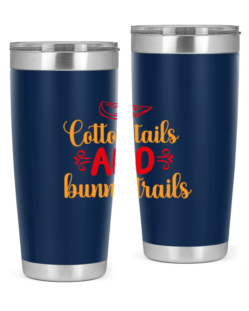 Cotton tails and bunny trails 111#- spring- Tumbler