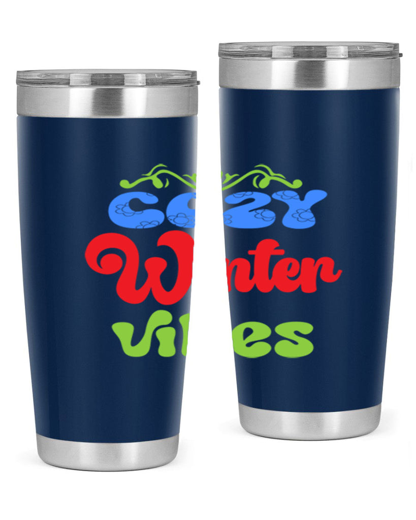 Cozy winter vibes 75#- winter- Tumbler