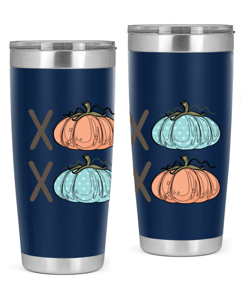 Fall Pumpkin XOXO 129#- fall- Tumbler