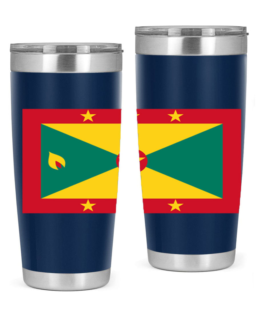 Grenada 130#- world flags- Tumbler