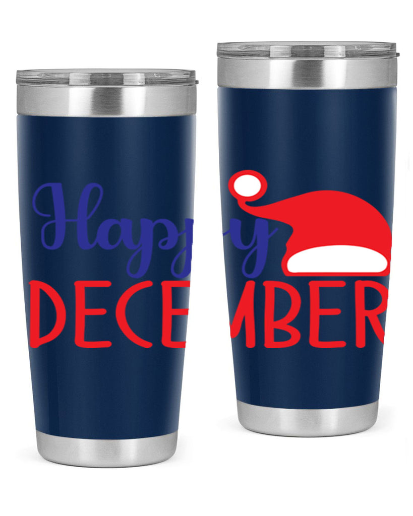 Happy December 135#- winter- Tumbler