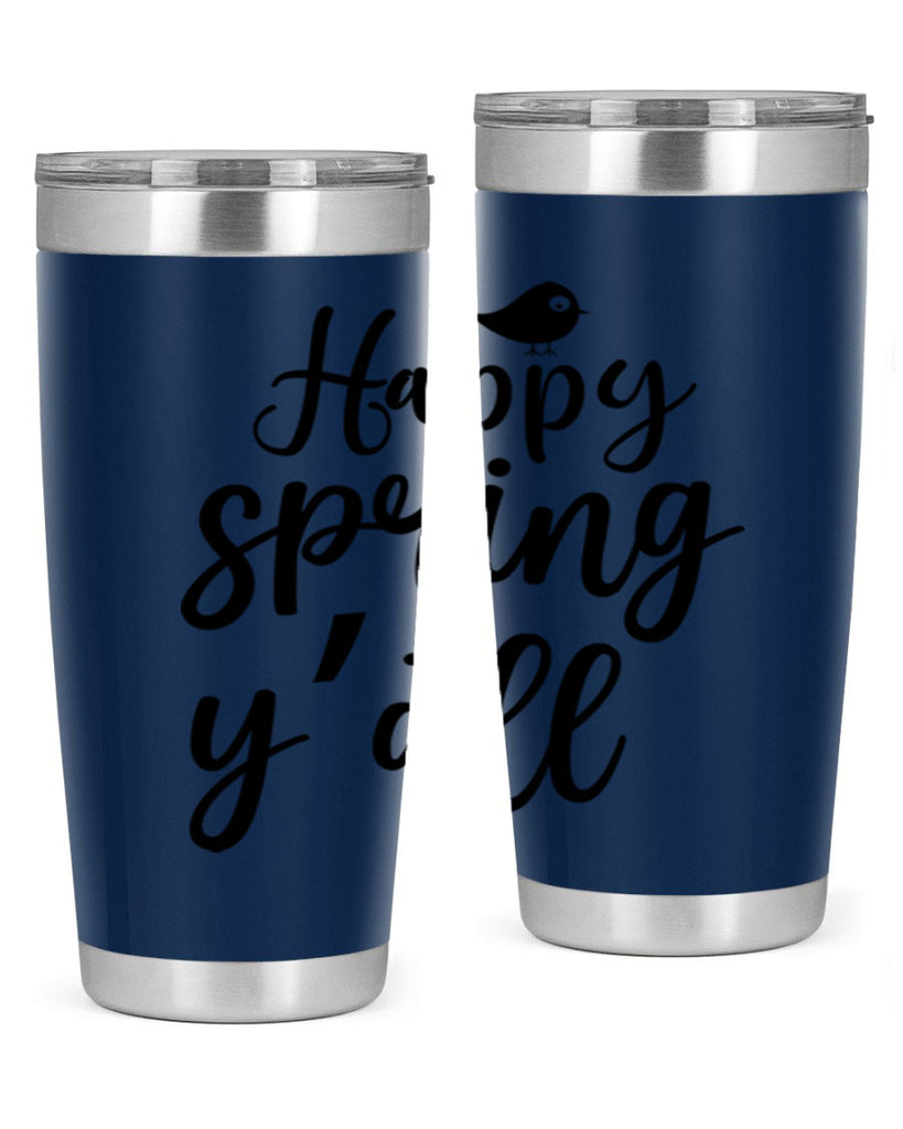 Happy Spring Y'all 167#- spring- Tumbler