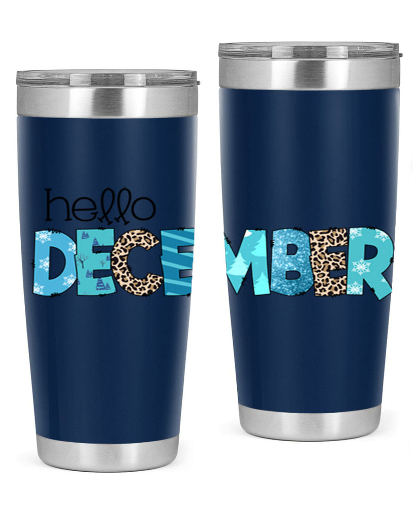 Hello December 187#- winter- Tumbler