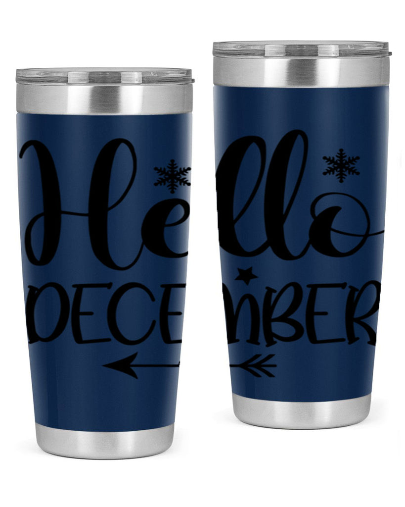 Hello December161#- winter- Tumbler