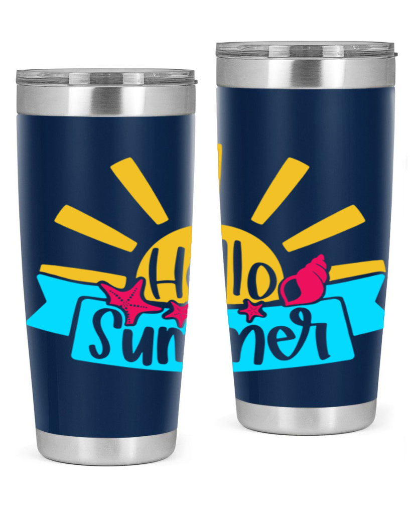 Hello Summer Style 38#- summer- Tumbler