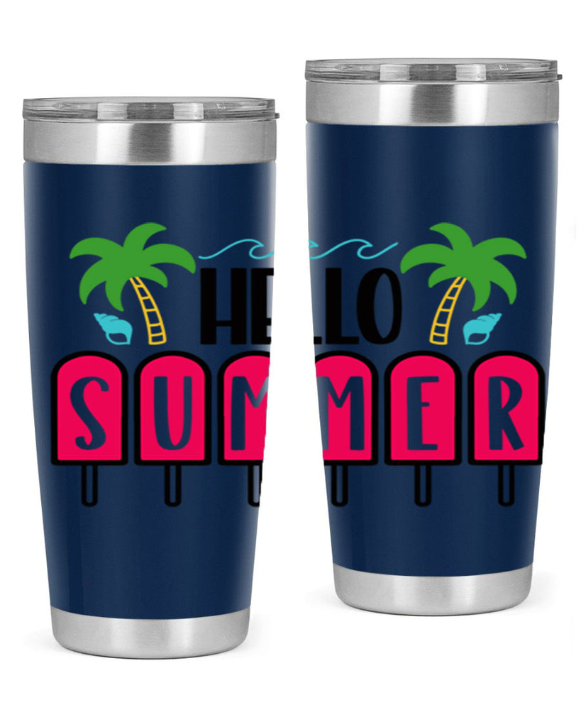 Hello Summer Style 39#- summer- Tumbler