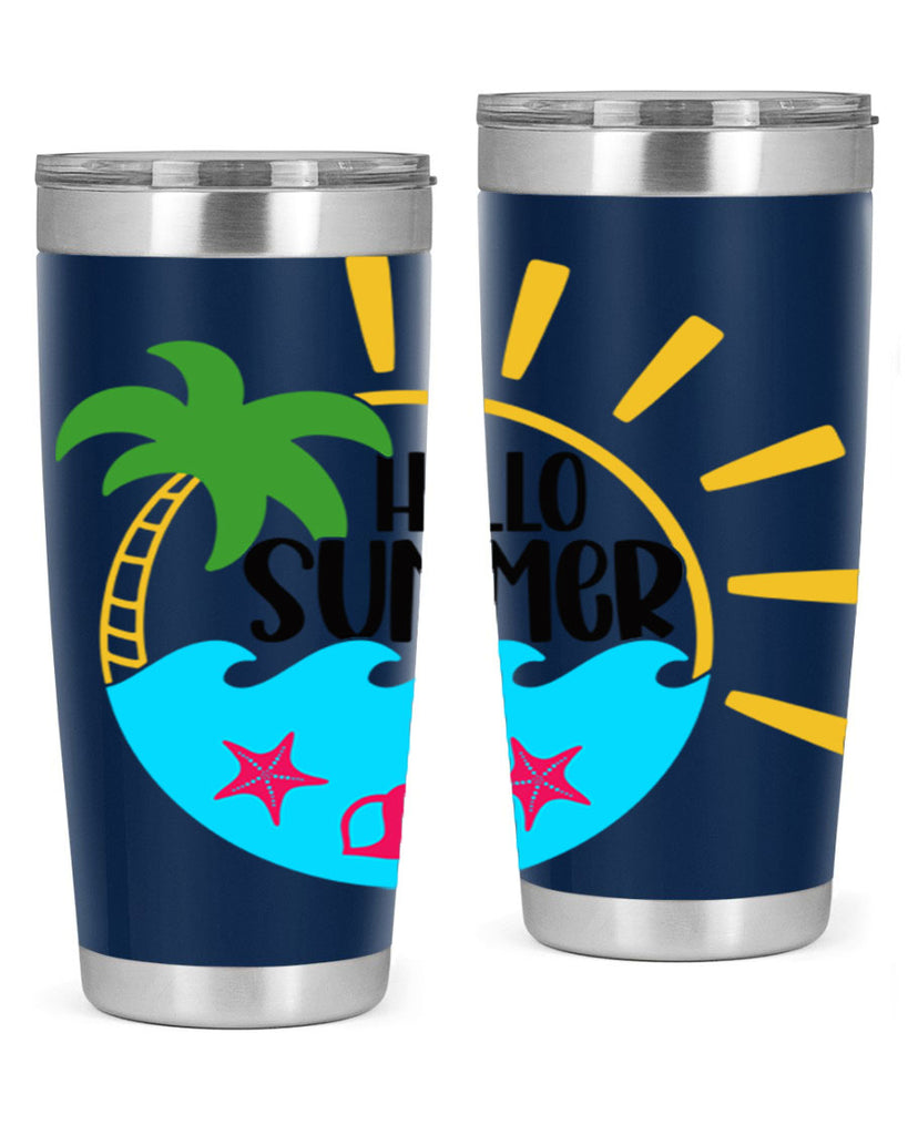 Hello Summer Style 40#- summer- Tumbler