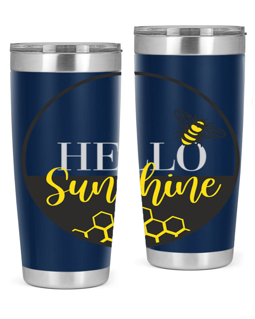 Hello Sunshine and bee216#- spring- Tumbler