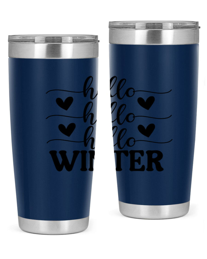 Hello Winter 167#- winter- Tumbler