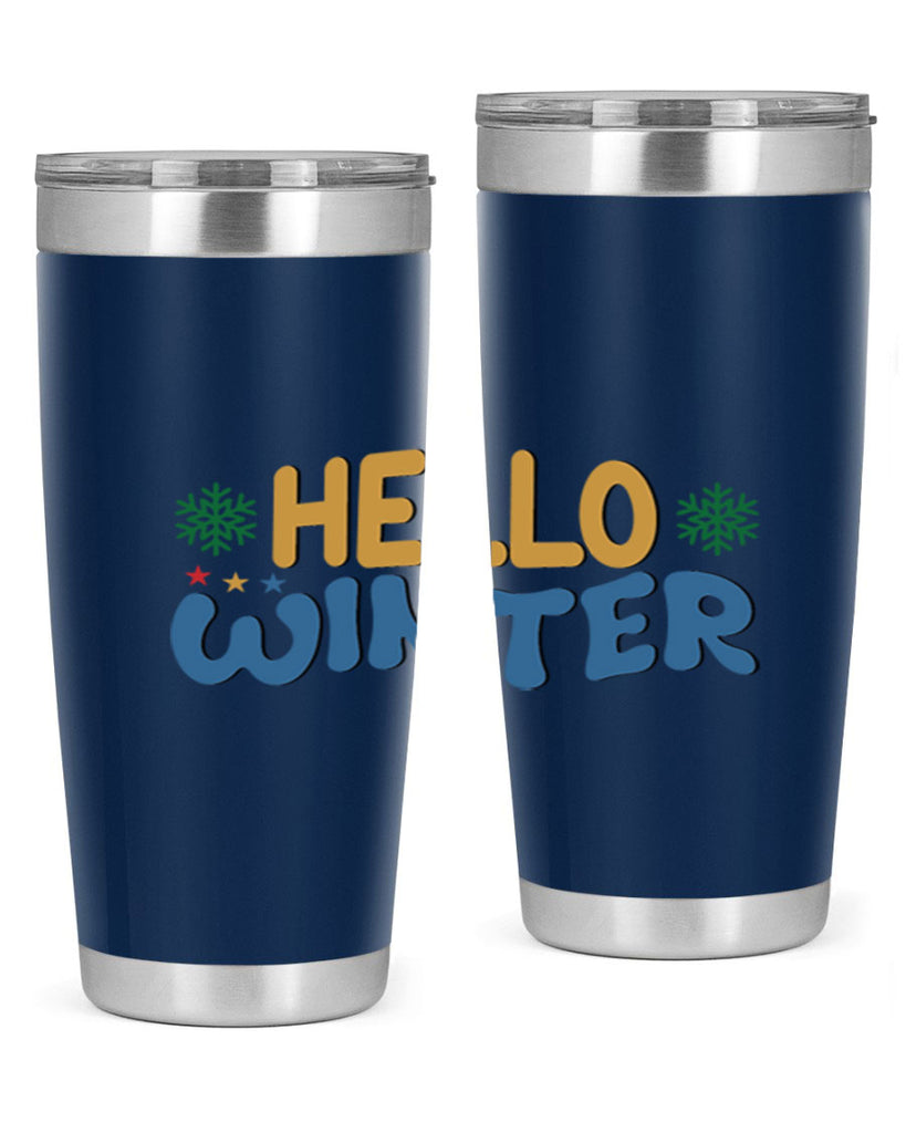 Hello Winter 181#- winter- Tumbler