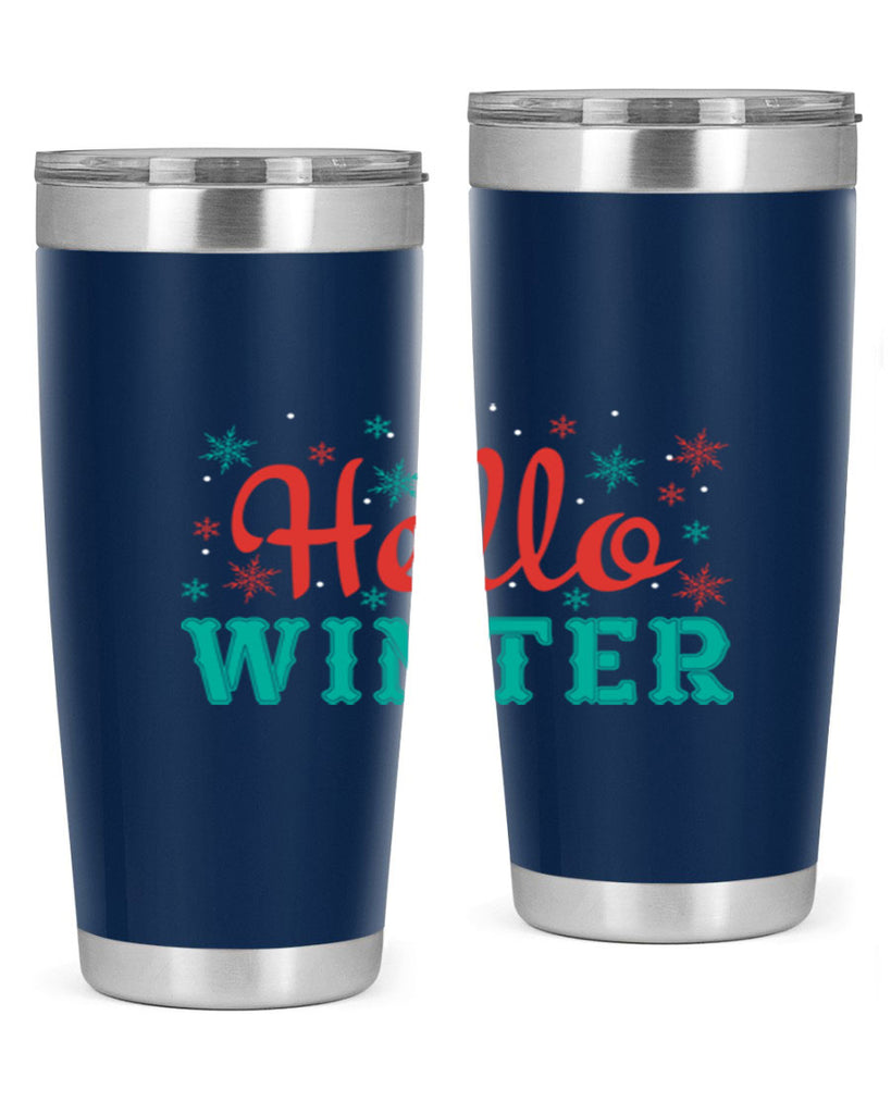 Hello Winter 182#- winter- Tumbler