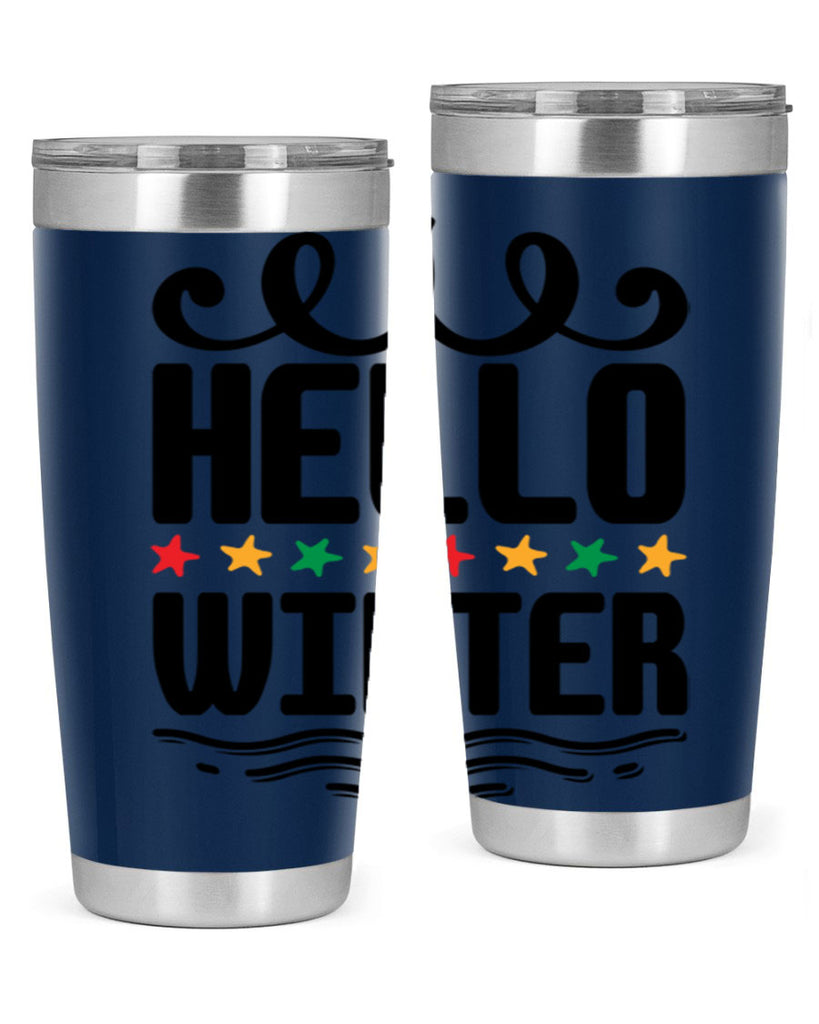 Hello Winter 185#- winter- Tumbler