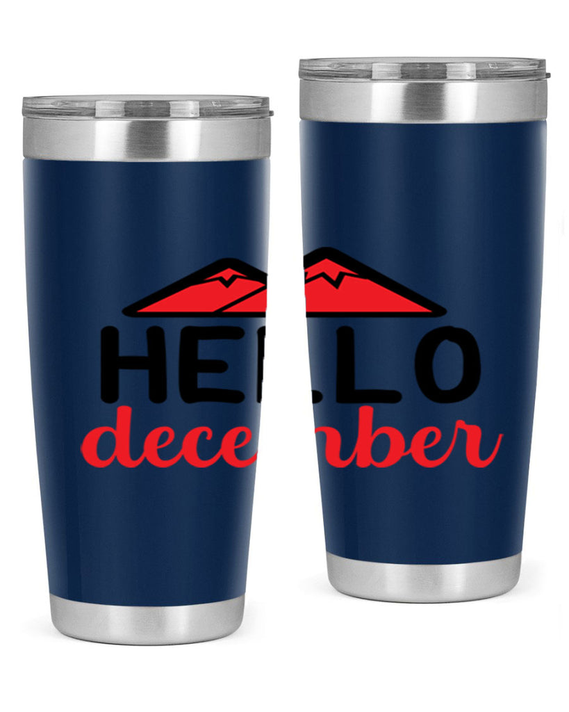 Hello december 160#- winter- Tumbler