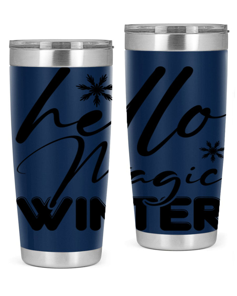 Hello magic winter 178#- winter- Tumbler
